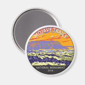 Mojave Trails National Monument Amboy Crater Magneet (Voorkant / Achterkant)