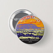 Mojave Trails National Monument Amboy Crater Ronde Button 5,7 Cm (Voorkant /achterkant)