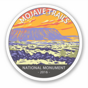 Mojave Trails National Monument Amboy Crater Sticker