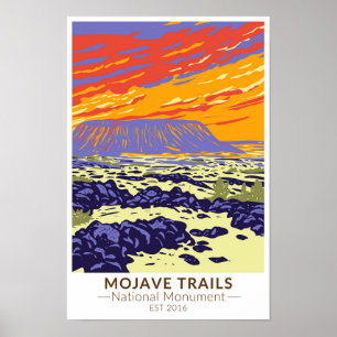 Mojave Trails National Monument Amboy-krater Poster