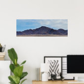 Mojave Valley en Mountain Range impressionistische Poster (Thuiskantoor)