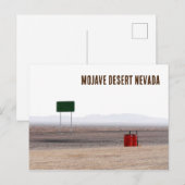 Mojavewoestijn Nevada Briefkaart (Voorkant / Achterkant)