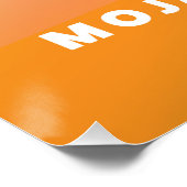 Mojavewoestijn VS kaart Perfect Poster (Hoek)