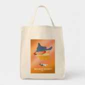 Mojavewoestijn VS kaart Tote Bag (Voorkant)
