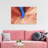 Mojavewoestijnkloof Canvas Afdruk (Insitu (Woonkamer))