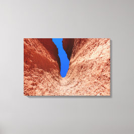 Mojavewoestijnkloof Canvas Afdruk