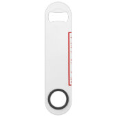 Mojibake 文 化 け" > Glijmd teken "譁 �  Speed Flessenopener (Achterkant)