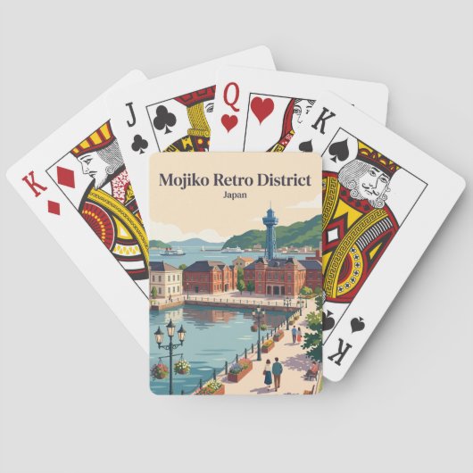 Mojiko Retro District Japan Pokerkaarten (Achterkant)