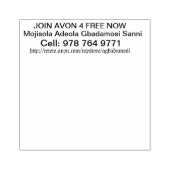 Mojisola A Gbadamosi Avon Stamp Rubberstempel (Afrduk)