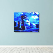 MOJISOLA A GBADAMOSI OKUBULE OLIE OP doek Canvas Afdruk (Insitu (Houten vloer))