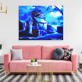 MOJISOLA A GBADAMOSI OKUBULE OLIE OP doek Canvas Afdruk (Insitu (Woonkamer))