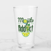 Mojito Addict Cocktail Drinker Glas (Voorkant)