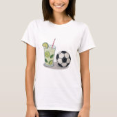 Mojito and soccer ball t-shirt (Voorkant)