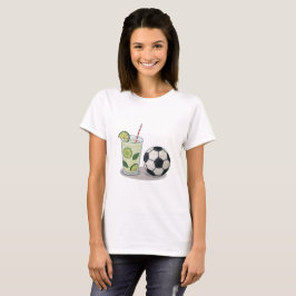Mojito and soccer ball t-shirt