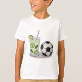 Mojito and soccer ball t-shirt (Voorkant)