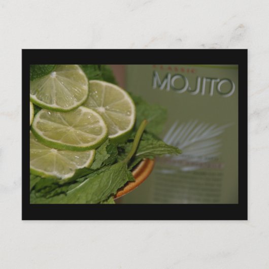 Mojito ansichtkaart briefkaart (Voorkant)