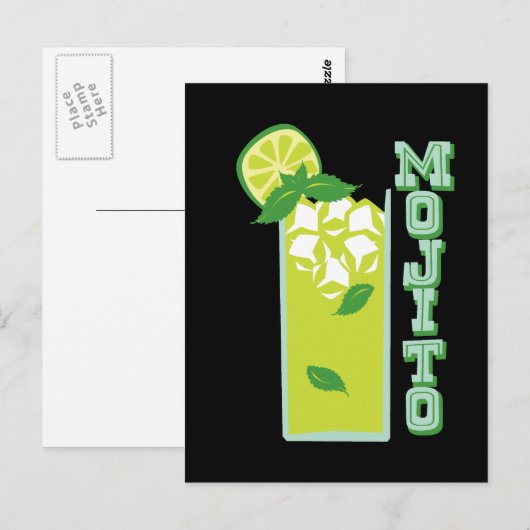Mojito Briefkaart (Voorkant / Achterkant)