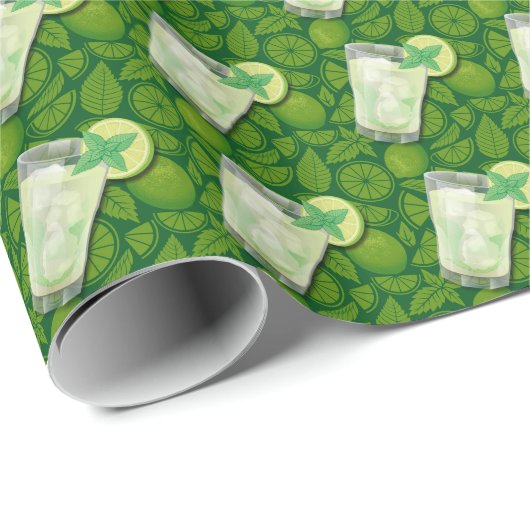 Mojito Cadeaupapier (Rol Hoek)