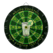 Mojito Cocktail Dartbord (Voorkant)