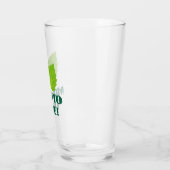 Mojito Cocktail Glas met mintblad logo (Links)
