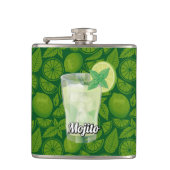Mojito Cocktail Heupfles (Voorkant)