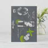 Mojito Cocktail Kaart (Staand voorkant)