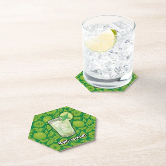 Mojito Cocktail Kartonnen Onderzetters (Insitu)