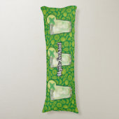 Mojito Cocktail Lichaamskussen (Voorkant Verticaal)