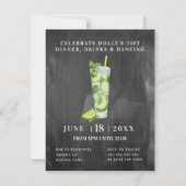 Mojito Cocktail Party Invitation (Achterkant)