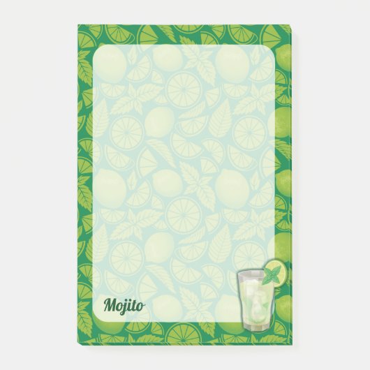 Mojito Cocktail Post-it® Notes (Voorkant)