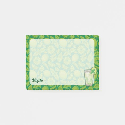 Mojito Cocktail Post-it® Notes (Voorkant)