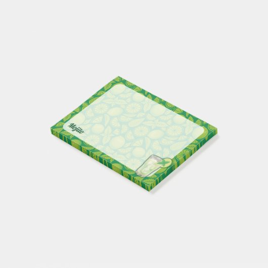 Mojito Cocktail Post-it® Notes (Schuin)
