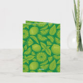 Mojito Cocktail Recipe Kaart (Achterkant)