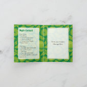 Mojito Cocktail Recipe Kaart (Binnen)