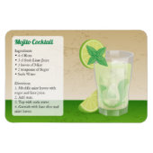 Mojito Cocktail Recipe Magneet (Horizontaal)