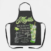 Mojito Cocktail Recipe Schort (Voorkant)