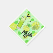 Mojito Cocktail Servet (Hoek)