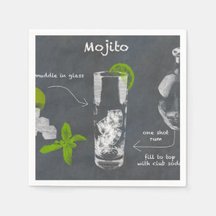 Mojito Cocktail Servet