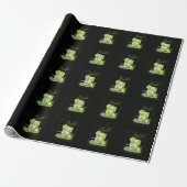 Mojito Cocktail Watercolor Kunst Cadeaupapier (Uitgerold)
