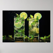 Mojito Cocktails Poster (Voorkant)