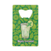Mojito Creditkaart Flessenopener (Voorkant)