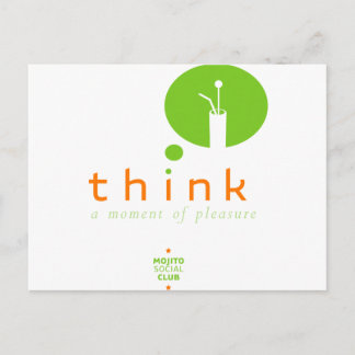 Mojito Denk aan een moment van plezier Briefkaart