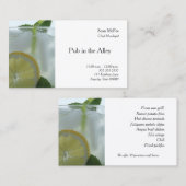 Mojito drink visitekaartje (Voorkant / Achterkant)