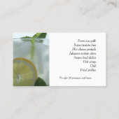 Mojito drink visitekaartje (Achterkant)