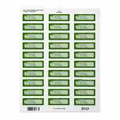 Mojito Etiket (Full Sheet)
