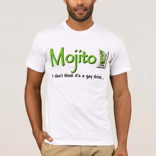 Mojito: Geen Drink...? T-shirt (Voorkant)