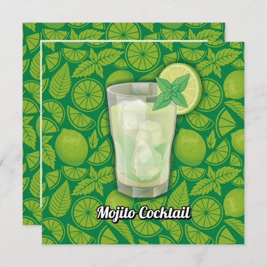 Mojito Kaart (Voorkant / Achterkant)