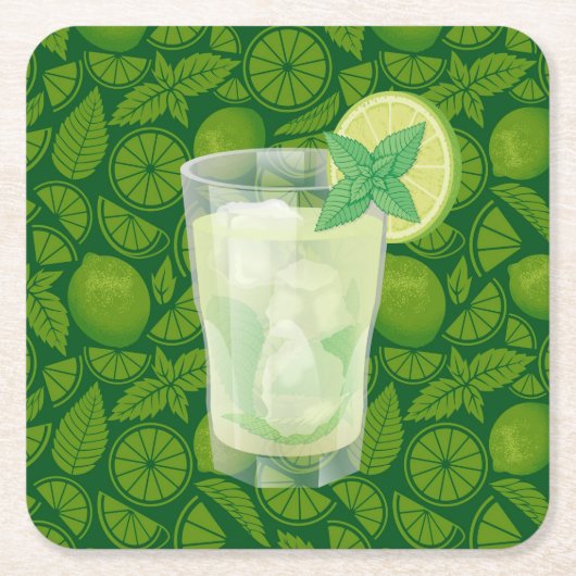 Mojito Kartonnen Onderzetters (Voorkant)