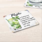 Mojito Kartonnen Onderzetters (Schuin)