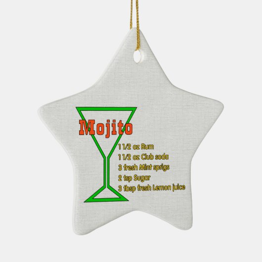 Mojito Keramisch Ornament (Rechts)